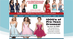 Desktop Screenshot of jansboutiqueonline.com